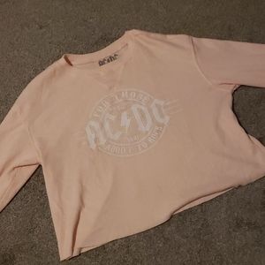 Blush baby pink ACDC knit